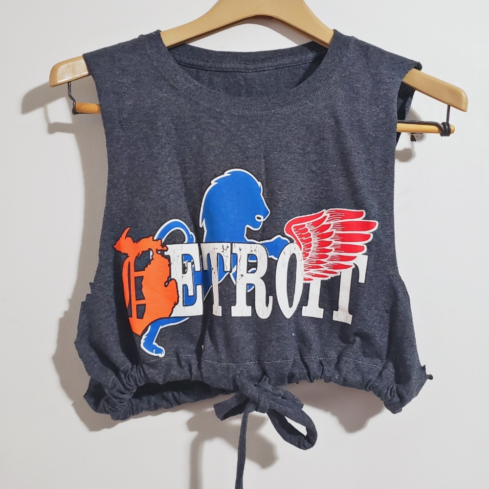 Vintage Reworked Detroit Sleeveless Tee